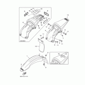 Схема вузла: Крило Yamaha TTR125 TT-R125