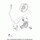 Схема вузла: Генератор Yamaha YZ450F YZ450FX