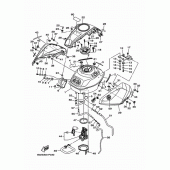 Схема узла: Топливный бак Yamaha YZF-R3