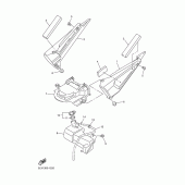 Схема узла: Боковая крышка Yamaha FZS1000 FAZER