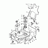 Схема вузла: Паливний бак Yamaha YP400 Majesty