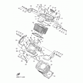 Схема вузла: Циліндр Yamaha XVS1300 Midnight Star