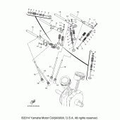 Схема узла: Клапан Yamaha XV1700 Road Star Midnight Silverado