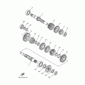 Схема узла: Трансмиссия Yamaha XG250 TRICKER