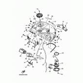 Схема вузла: Паливний бак Yamaha FZ10/MTN1000 MT-10