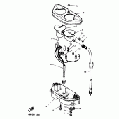 Схема узла: Панель приборов Yamaha XTZ660 Tenere