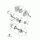 Схема узла: Привод стартера Yamaha XVS650 Drag Star Silverado