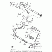Схема узла: Вал переключения Yamaha XVZ1300 Venture Royale