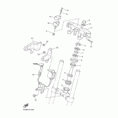 Схема вузла: Рульовий механізм Yamaha XJR1300