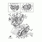 Схема вузла: Картер двигуна Yamaha XV1900 Raider S