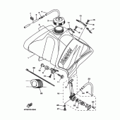 Схема узла: Топливный бак Yamaha TT-R250 TT-R250