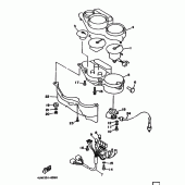 Схема узла: Панель приборов Yamaha TRX850