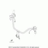 Схема вузла: Пульт управління рульовий та Важіль Yamaha XV1900 Stratoliner S