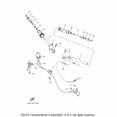 Схема вузла: Кермо та Тросики Yamaha YZF-R3