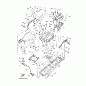 Схема вузла: Сидіння Yamaha XTZ1200 Super Tenere ES