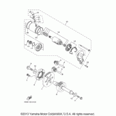 Схема узла: Привод стартера Yamaha XV1600 Road Star Silverado