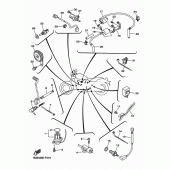 Схема вузла: Електроустаткування 1 Yamaha XVS950 XV950 Racer
