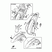 Схема вузла: Крило Yamaha TTR230 TT-R230