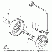 Схема вузла: Генератор Yamaha YZF600R Thundercat