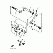 Схема вузла: Вал перемикання Yamaha TT-R250 TT-R250