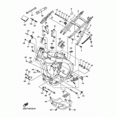 Схема узла: Рама Yamaha WR450F