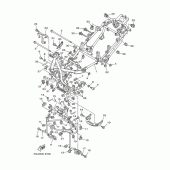 Схема узла: Рама Yamaha XP500 T-MAX