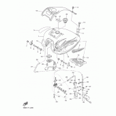 Схема вузла: Паливний бак Yamaha XVZ1300 Royal Star Venture S