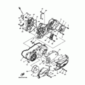 Схема вузла: Кришки картера 1 Yamaha YP250 Majesty