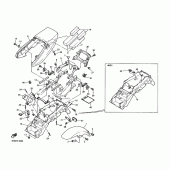 Схема узла: Крыло Yamaha XJR1200