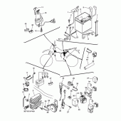 Схема вузла: Електроустаткування 2 Yamaha WR250 WR250R