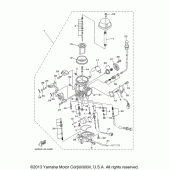 Схема вузла: Карбюратор Yamaha XV1600 Road Star