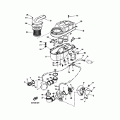 Схема узла: Впускная система Yamaha BT1100 Bulldog