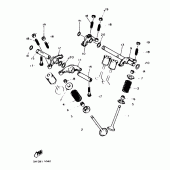 Схема узла: Клапан Yamaha XTZ660 Tenere