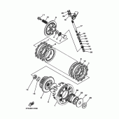Схема вузла: Зчеплення Yamaha TDM850
