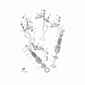 Схема вузла: Клапан Yamaha XT600 XT600