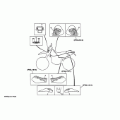 Схема вузла: Графіка та Емблема (4RR1/4RR2) Yamaha TT250R TT-R