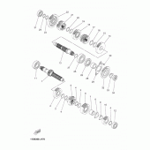 Схема узла: Трансмиссия Yamaha XT660 XT660Z Tenere