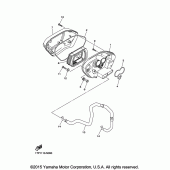 Схема вузла: Впускная система 2 Yamaha XVS950 Bolt R-Spec