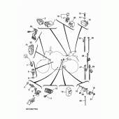 Схема вузла: Електроустаткування 2 Yamaha MT125 MT-125