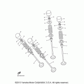 Схема узла: Клапан Yamaha FZ6 FZ6R