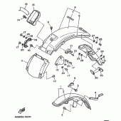Схема узла: Крыло Yamaha XV535 Virago