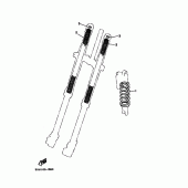 Схема узла: Опционные детали подвески Yamaha WR250 WR250Z