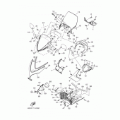 Схема узла: Ветровое стекло Yamaha XP500 T-MAX