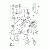 Схема вузла: Електроустаткування 2 Yamaha FZ6 FZ6 FAZER S2