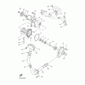 Схема вузла: Водяний насос Yamaha YZF-R1 R1