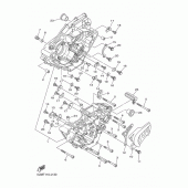 Схема узла: Картер двигателя Yamaha WR250 WR250F