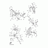 Схема узла: Support и repose pied Yamaha YZF-R6/ YZF600 R6