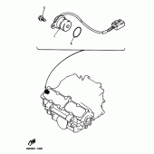 Схема узла: Токосъемная катушка и регулятор Yamaha FZX750