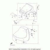 Схема узла: Сиденье Yamaha XVS1100 V-Star Classic