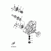 Схема вузла: Масляний насос Yamaha YZF-R125